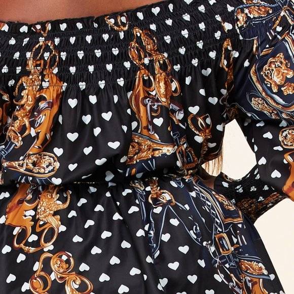 NWT Plus Size Off Shoulder Maxi Dress - Picture 6 of 8